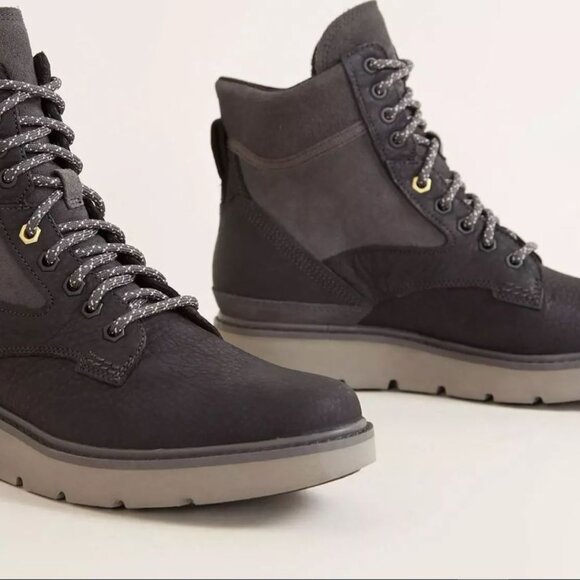 Timberland Women’s Kenniston Hiker Boots, Dark Grey Leather, size 8 - Picture 2 of 11